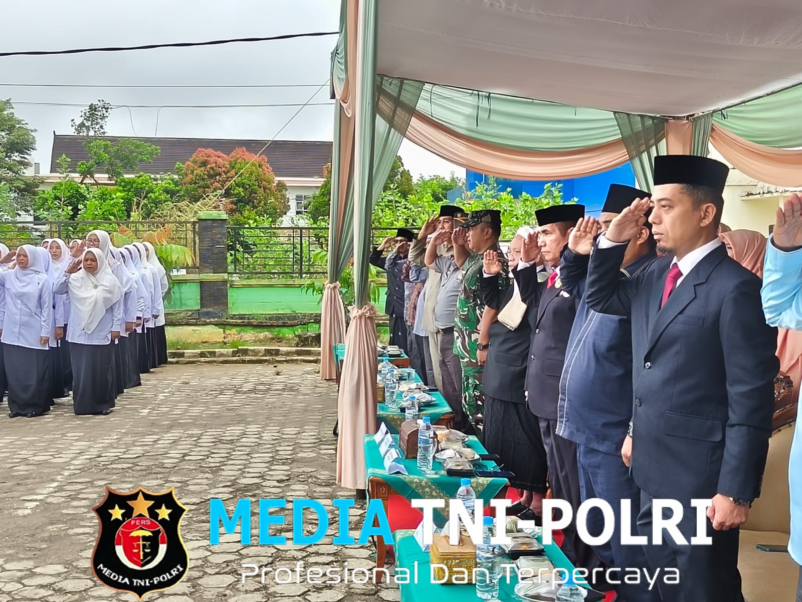 Pasiter Kodim 0420/Sarko Hadiri Upacara Peringatan Hari Amal Bhakti Kemenag RI ke-80 di Merangin
