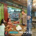 Cegah Kejahatan dan Narkoba, Polsek Air Besar Intensifkan Patroli Malam