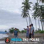 Polsek Kotaagung Olah TKP Peristiwa Dua Korban Tenggelam di Pantai Cukuh Batu