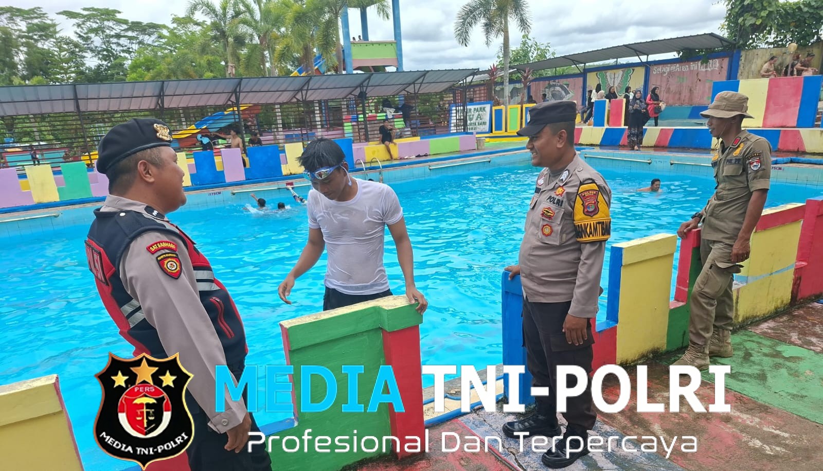 Polsek Tanjung Raya Kawal Keamanan di Objek Wisata Mesuji, Kunjungan Wisatawan Tetap Lancar