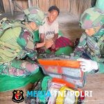 Siap Sigap Satgas Yonif 521/DY Memberikan Pertolongan Warga Korban Luka Parang Saat Berkebun