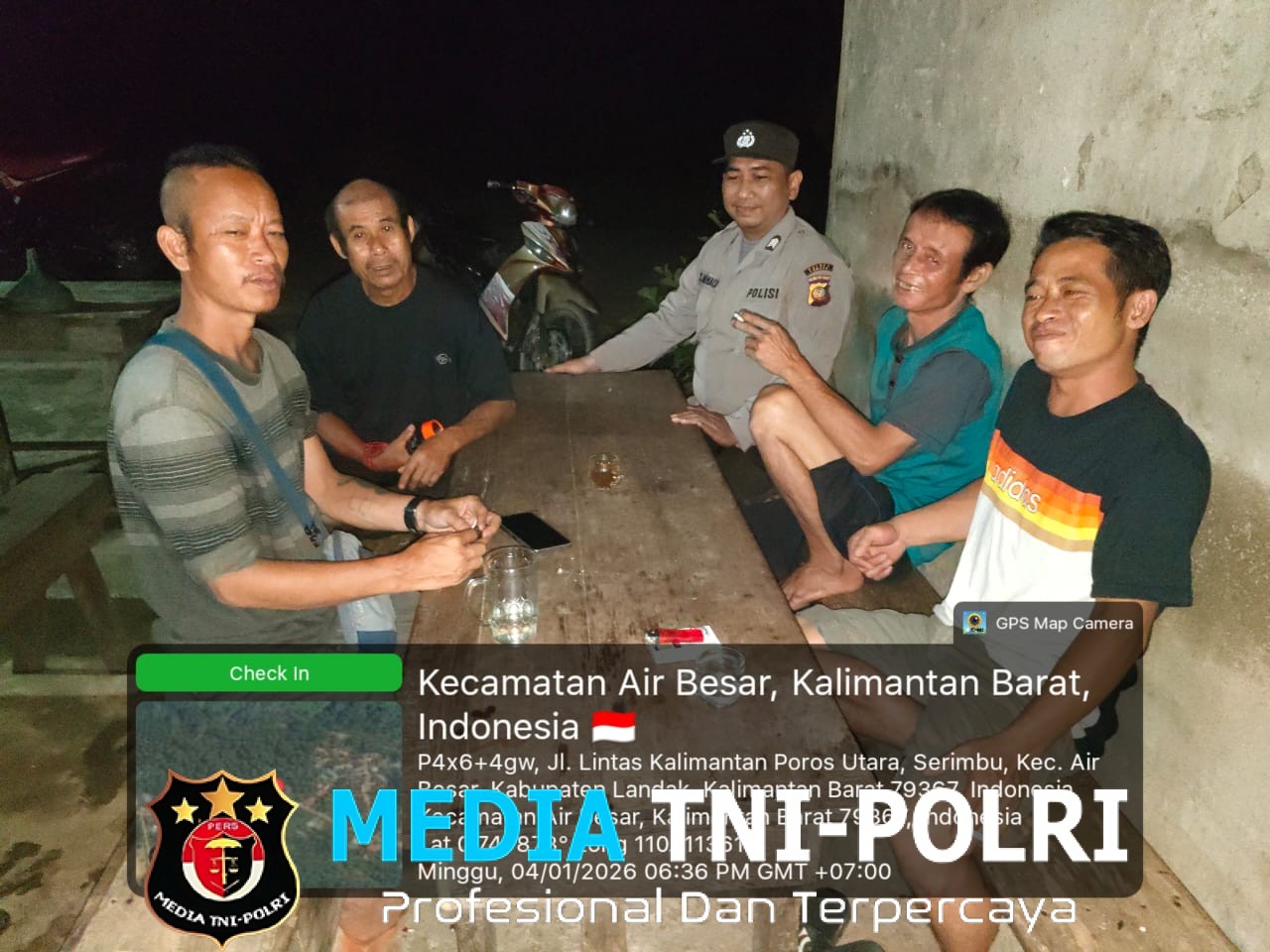 Jam Rawan Jadi Fokus, Petugas Polsek Air Besar Ingatkan Bahaya Modus Kejahatan Baru