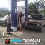 Polsek Air Besar Patroli SPBU dan Permukiman, Warga Diimbau Tetap Waspada