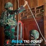 Binter Listrik Berdaya Satgas Yonif 521/DY Bantuan Teknis dan Instalasi di Papua