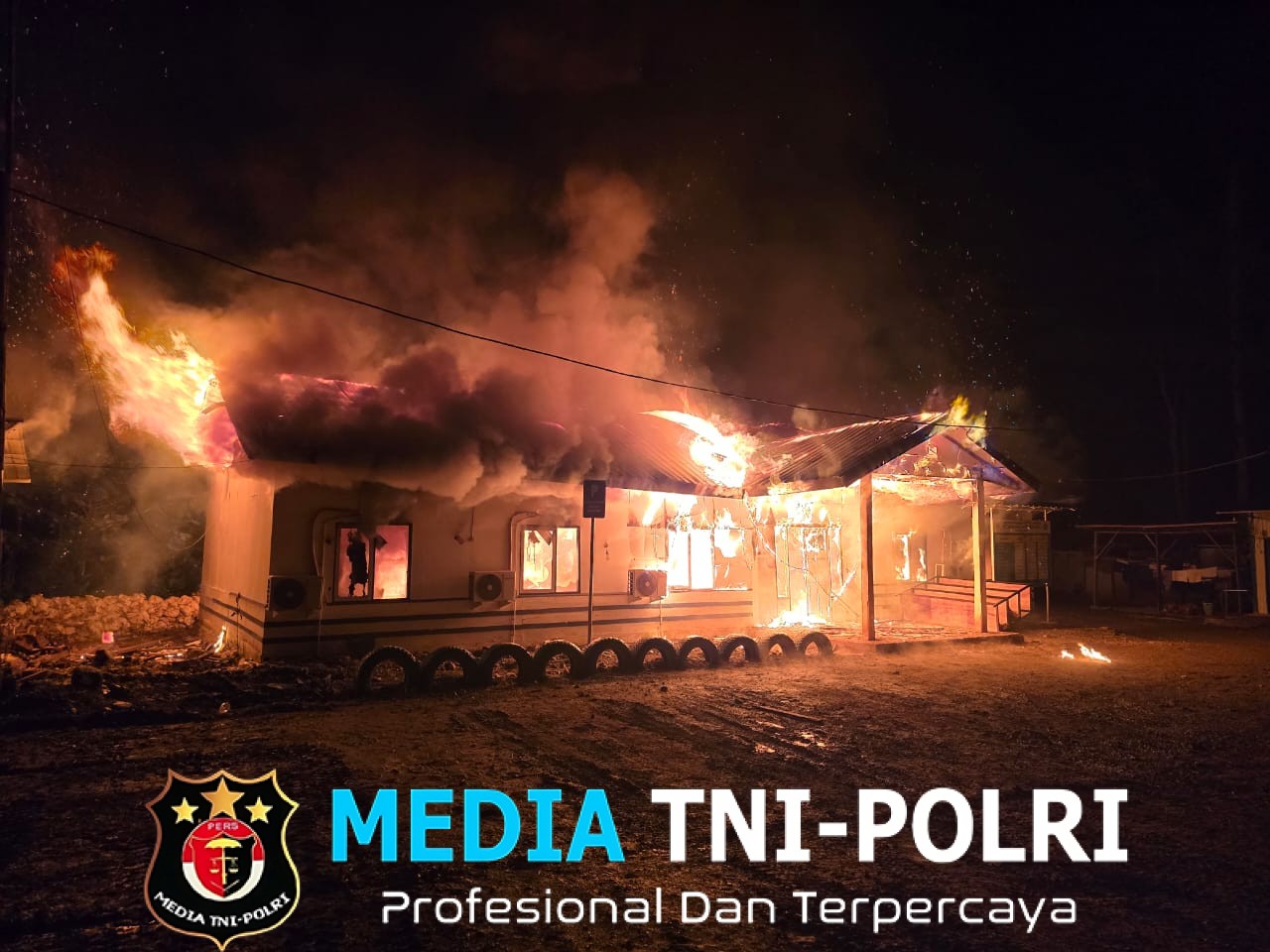 Pembakaran Kantor PT RCP, Tiga Terduga Pelaku Ditangkap, Satu Personel Polres Morowali Terluka