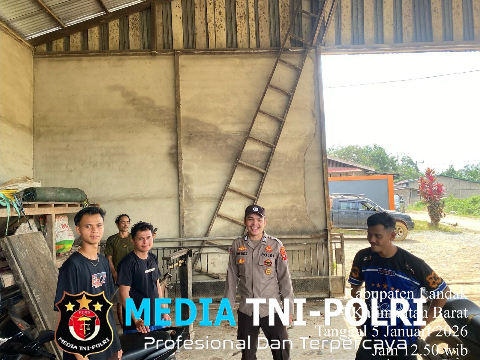 Sapa Warga di Siang Hari, Polisi Ajak Jaga Keamanan Lingkungan