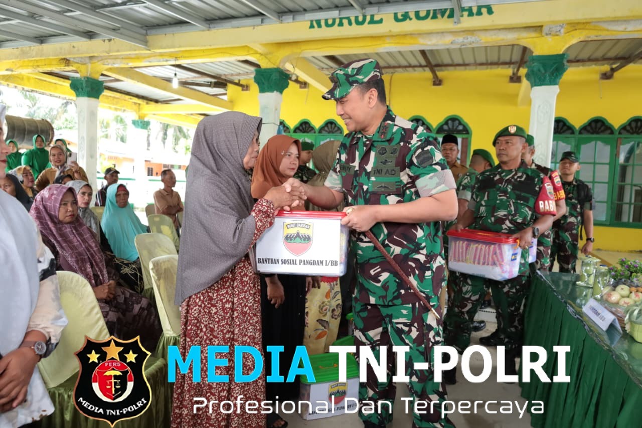 Pangdam I/BB Tinjau Jembatan Aramco yang selesai Dibangun di Desa Sei Litur Kab Langkat