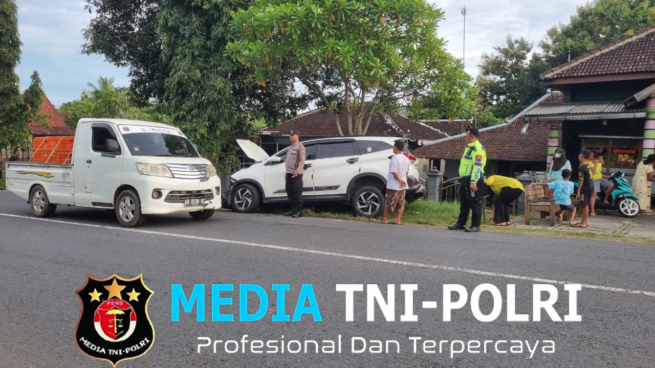 Polres Wonogiri Tangani Cepat Laka Lantas di Ngadirojo, Dua Orang Alami Luka Ringan