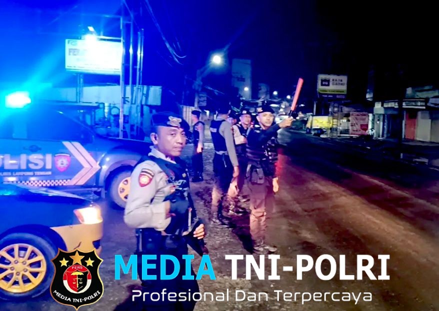 Patroli KRYD Polres Lampung Tengah Jaga Keamanan Wilayah