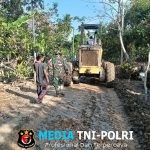 Pembersihan Akses Jalan Antar Desa di Langkahan Terus Berlanjut, TNI Dampingi Alat Berat Kementerian dan PUPR