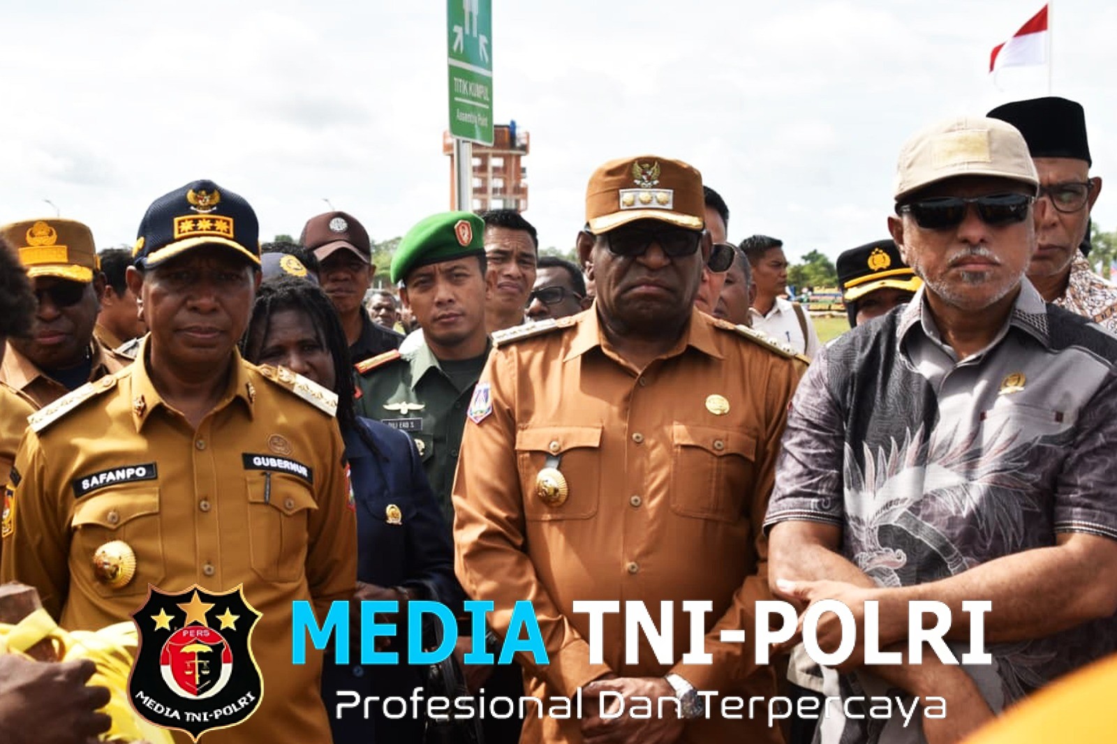 Dandim 1707/Merauke Dampingi Gubernur Papua Selatan Resmikan Kantor Gubernur dan DPR