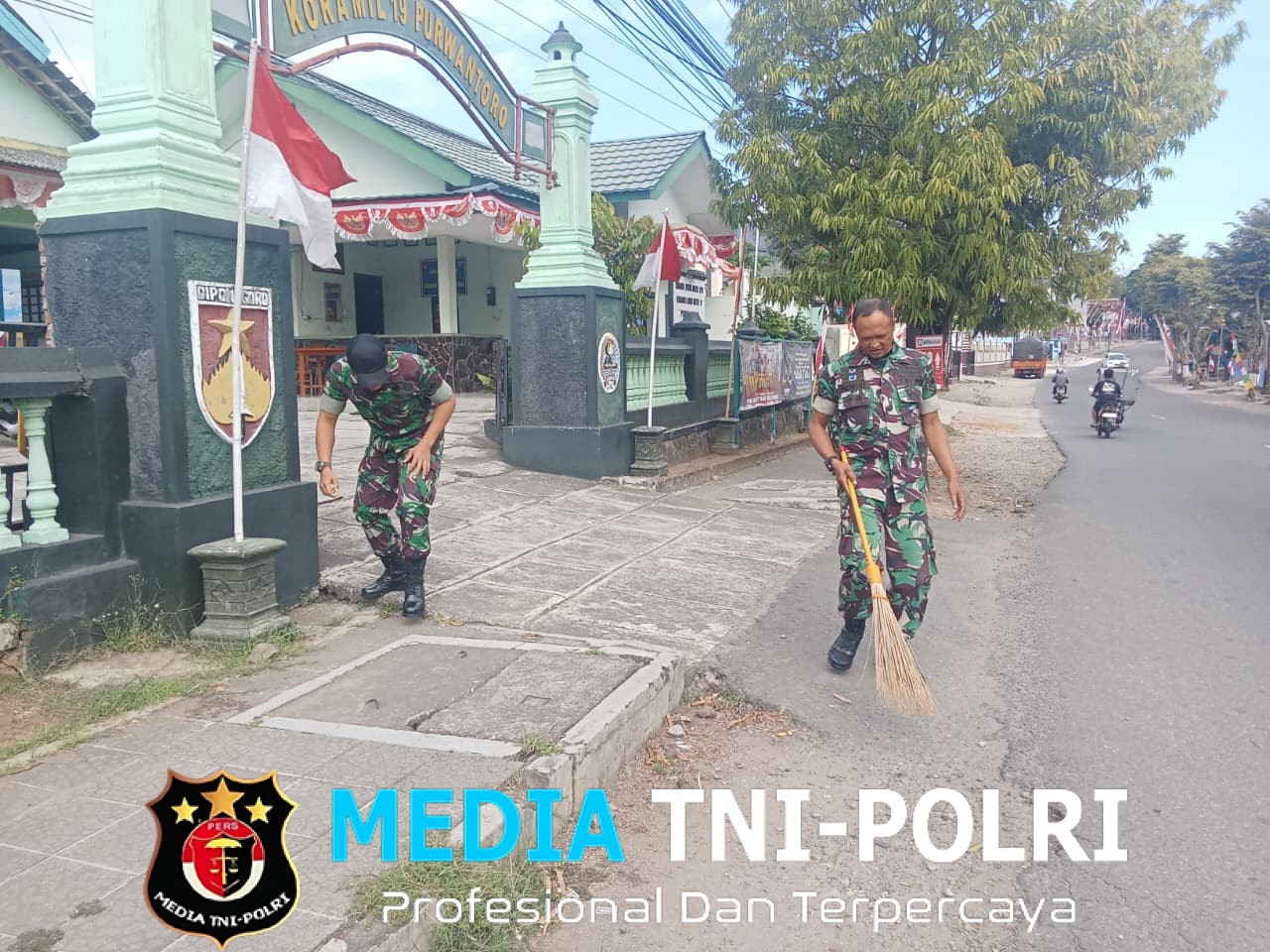 Koramil Jajaran Kodim Wonogiri, Wajib Wujudkan Lingkungan Kerja Yang Bersih