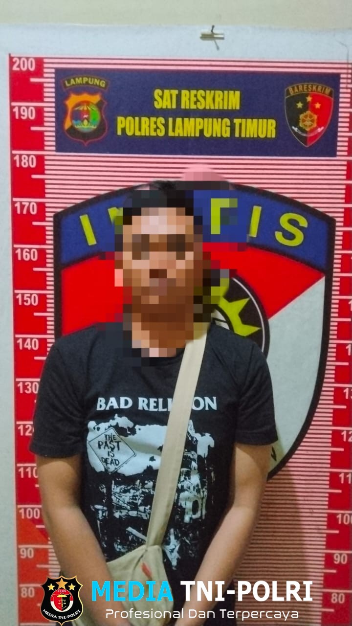 Berdalih Pinjam Motor Dan Tak Kunjung Dipulangkan, Seorang Pria Ditangkap Polres Lampung Timur