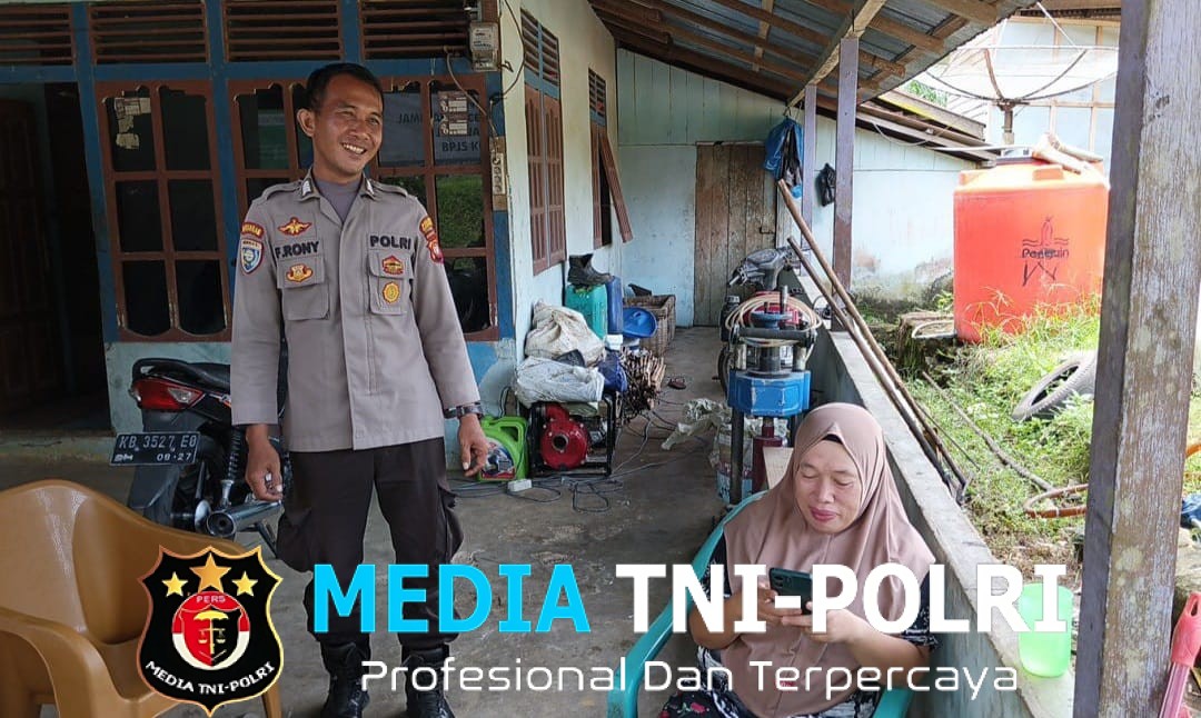 Patroli Siang Polsek Menjalin Jaga Kamtibmas di Desa Sepahat