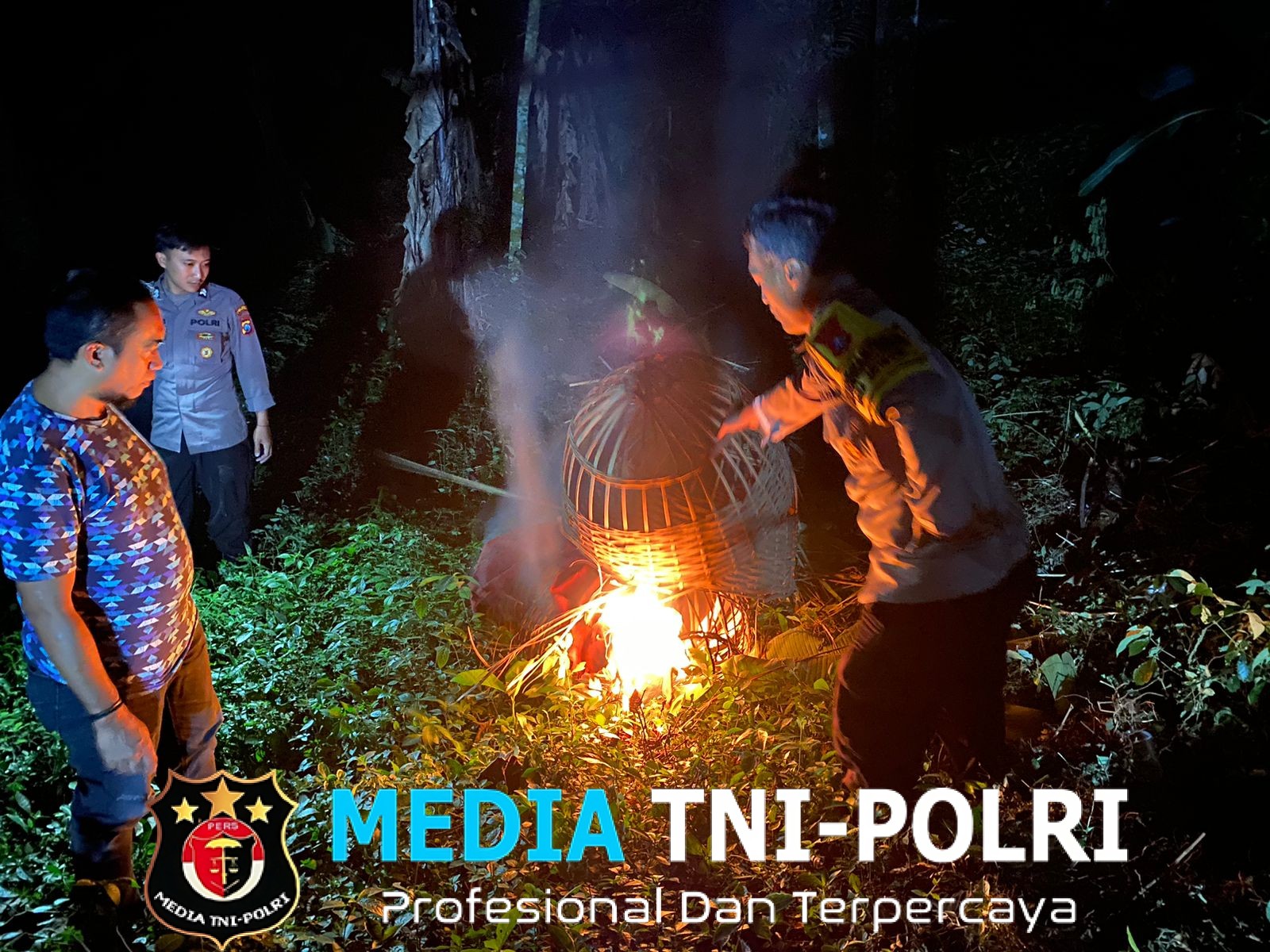Polisi Kembali Musnahkan Lokasi Judi Sabung Ayam di Sumberpucung Malang