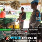 Polisi Sambangi Warung Warga, Patroli Siang Penuh Keakraban di Air Besar