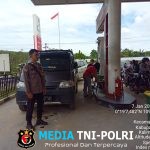 Polsek Mandor Intensifkan Patroli Siang di SPBU, Cegah Gangguan Kamtibmas