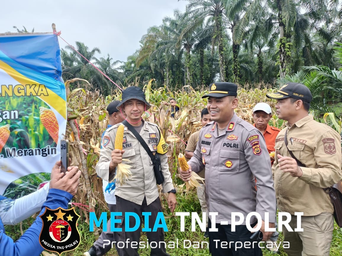 Polsek Tabir Selatan bersama Masyarakat Desa Rawa Jaya Realisasikan Program Ketahanan Pangan