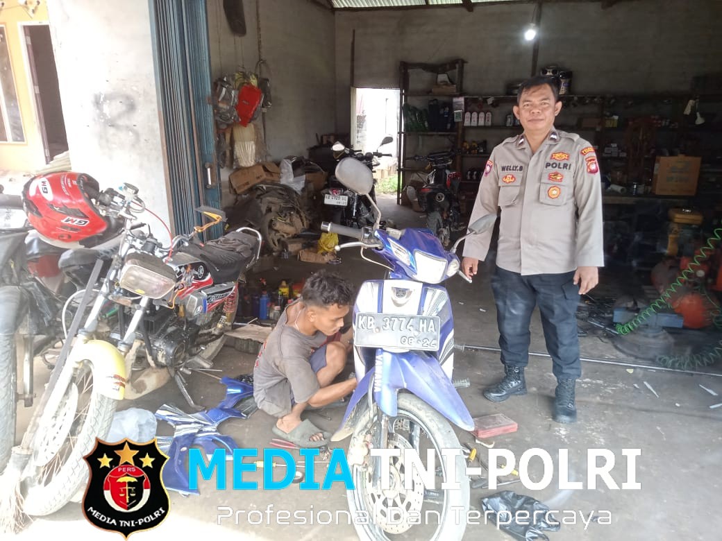 Cegah Curanmor, Polisi Ingatkan Bengkel Lebih Waspada Saat Patroli Siang