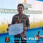 Dukung Ketahanan Pangan, Kapolres Lampung Tengah Raih Penghargaan Presiden RI