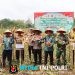 Polres Tanggamus Bersama Pemkab dan Kelompok Tani Panen Perdana Jagung Kuartal IV