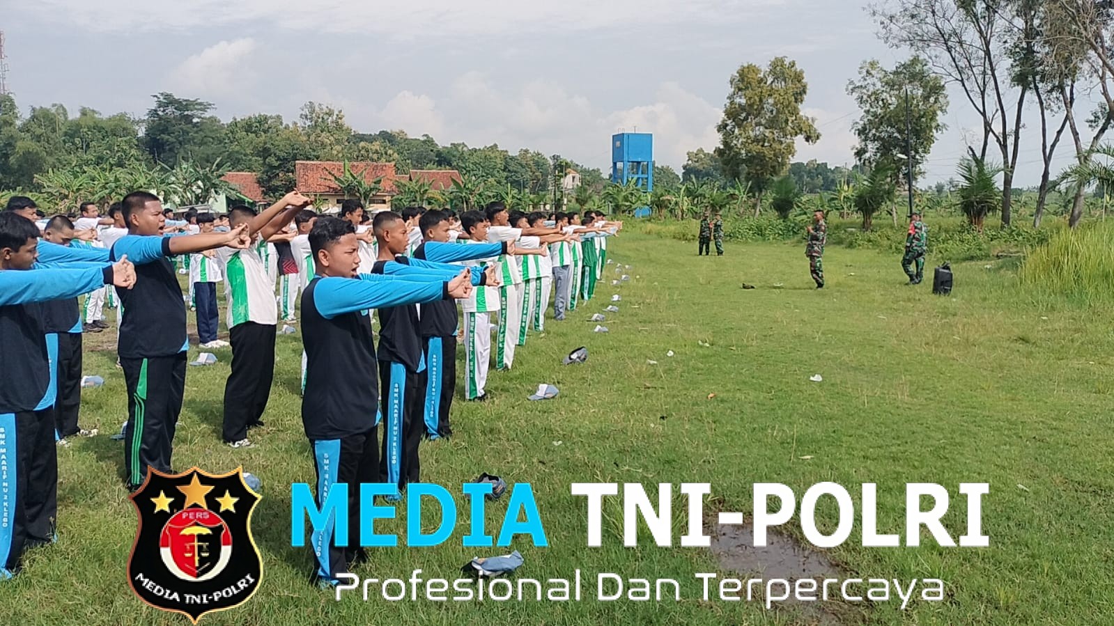 Gembleng Generasi Muda, Koramil 14/ Klego Tanamkan Disiplin dan Partriotisme di SMK Ma’arif NU Boyolali