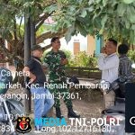 Babinsa Koramil 420-07/Sei Manau Laksanakan Komsos Bersama Masyarakat Desa Markeh