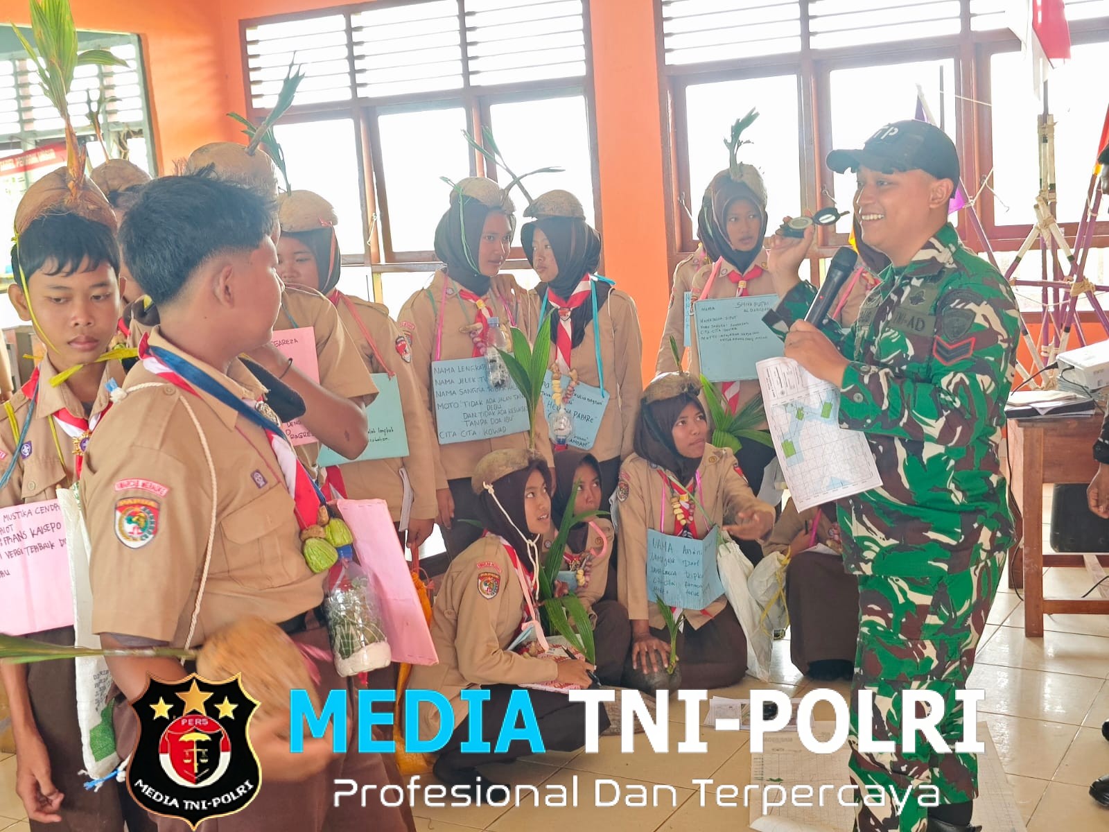 Ster Kodam XXIV/Mandala Trikora Dukung Pembinaan Generasi Muda melalui Asistensi Teknis Navigasi Darat