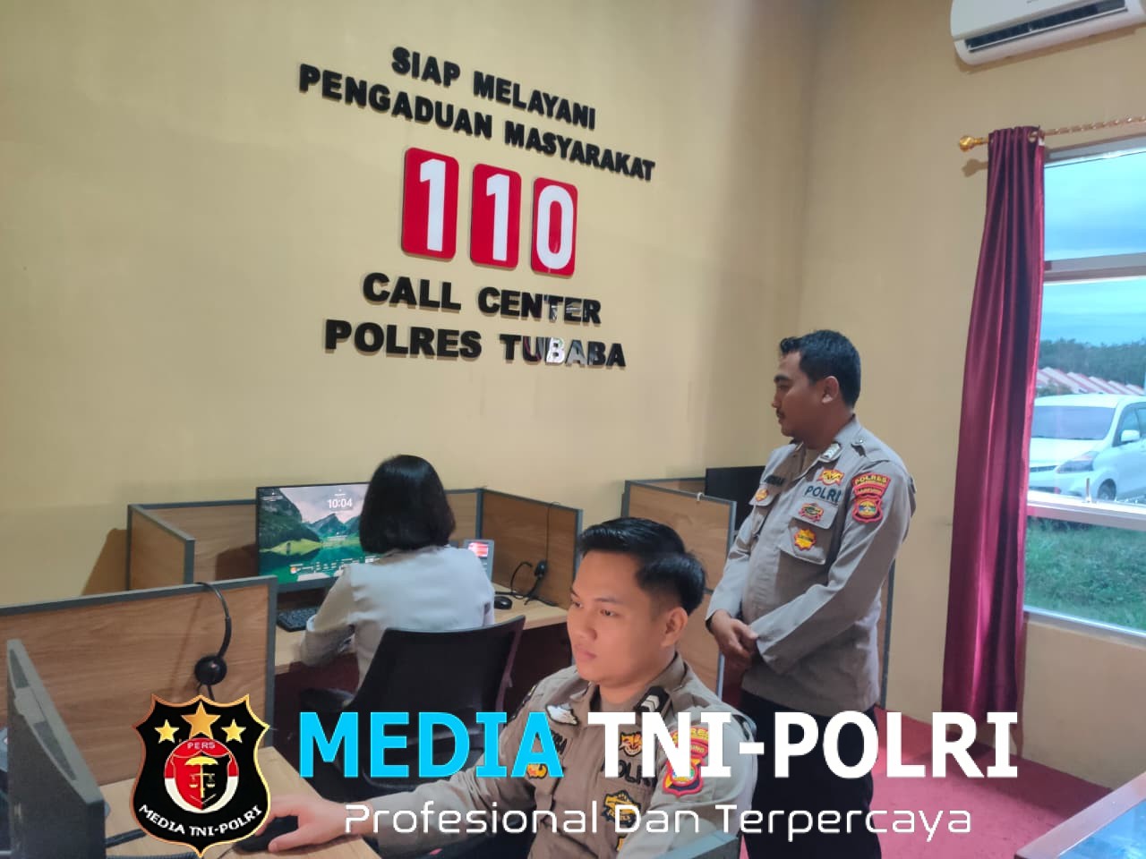 Pelayanan Call Center 110 Polres Tulang Bawang Barat Siap Layani Masyarakat