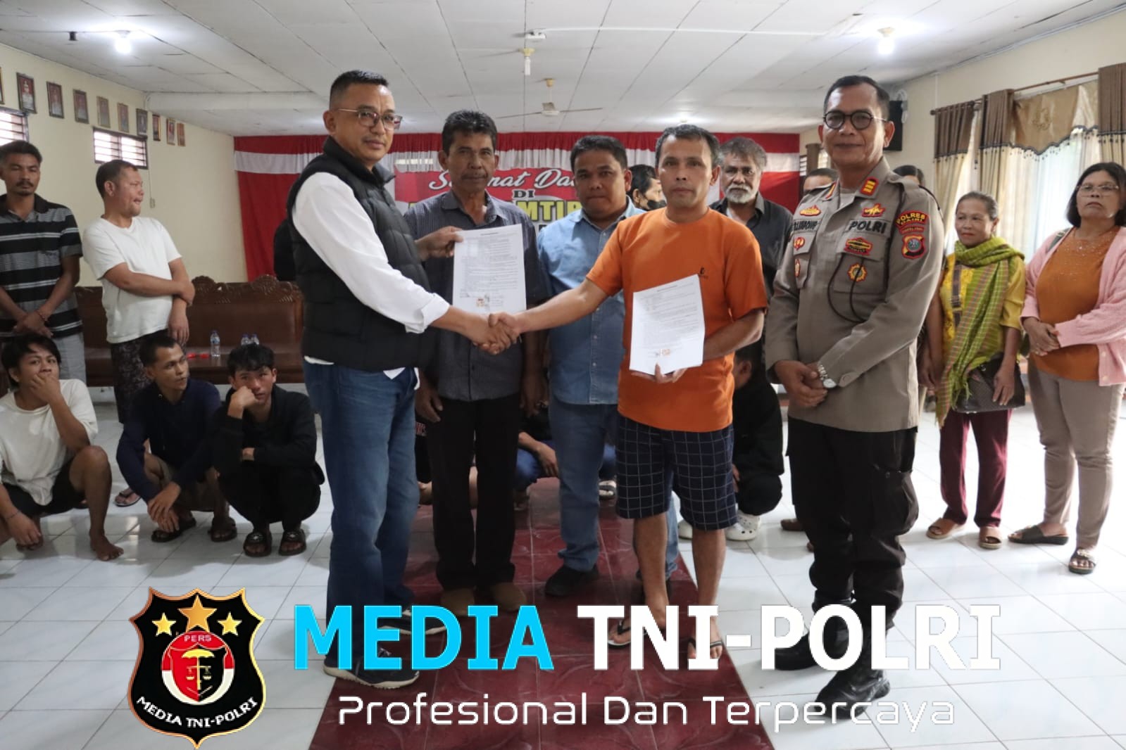 Polres Dairi Lakukan Restorative Justice Kasus Warga dan PT Gruti, Kini Semua Warga yang Sempat Ditahan Sudah Bebas