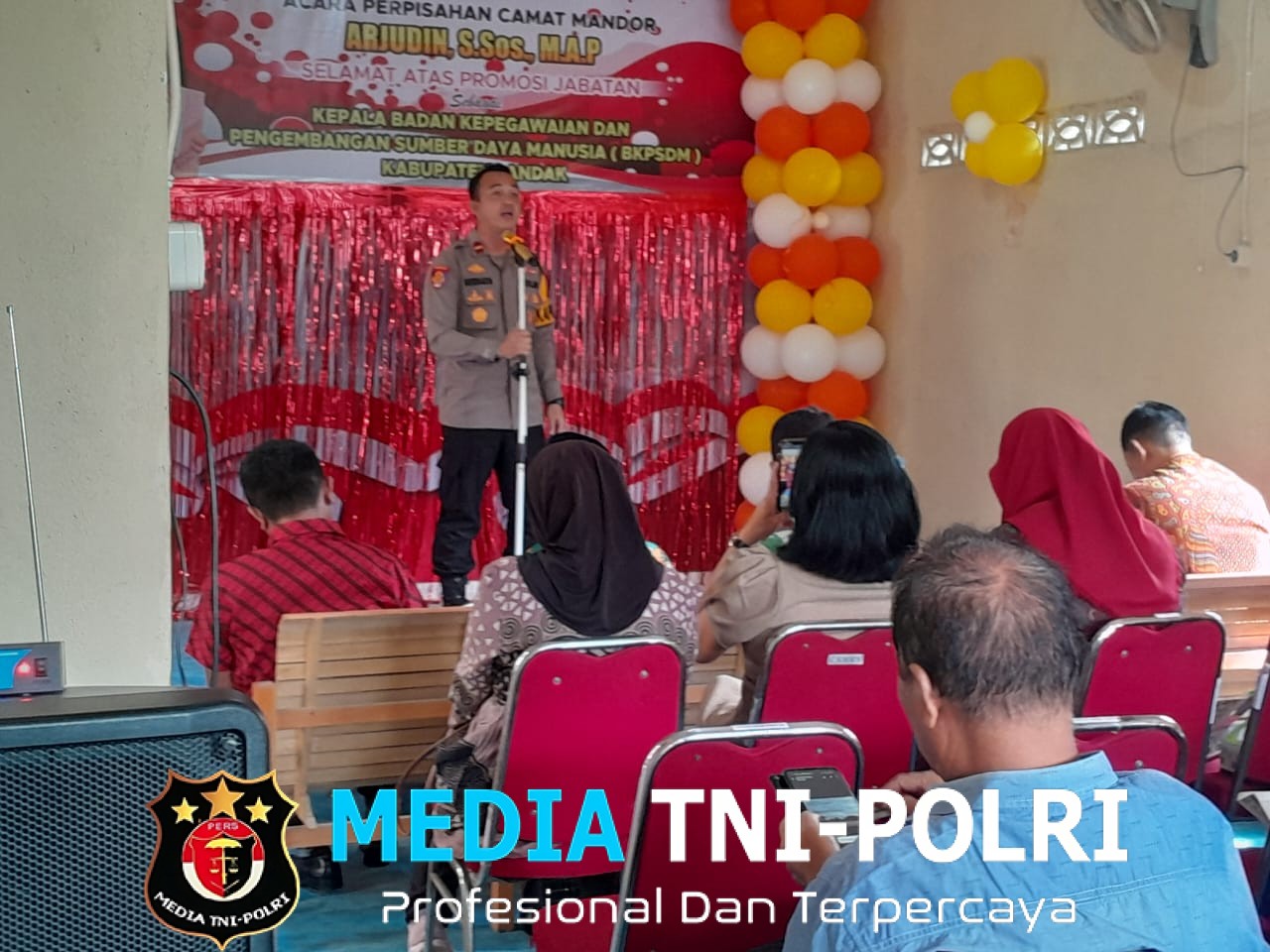 Pisah Sambut Camat Mandor Berlangsung Khidmat, Perkuat Sinergi Forkopimcam dan Pemerintah Desa