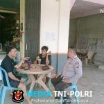 Patroli Siang Polsek Meranti, Polisi Ingatkan Warga Waspada Banjir