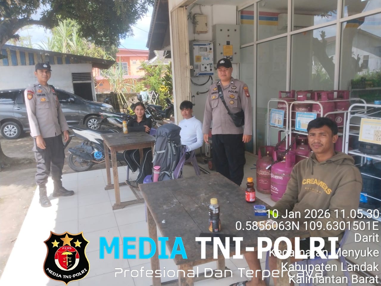 Rutin Laksanakan Patroli Siang Hari Cegah Tindak Kriminalitas Oleh Samapta Polsek Menyuke