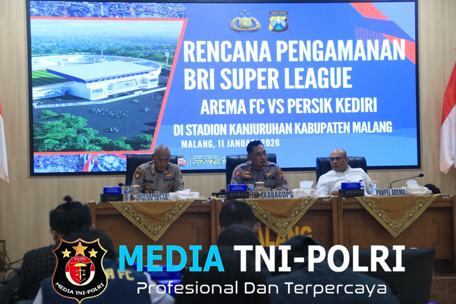 Polres Malang Matangkan Pengamanan Laga Arema FC vs Persik Kediri