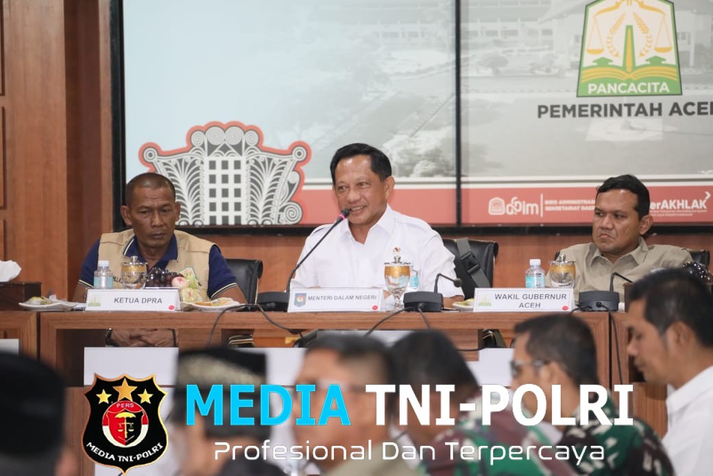 Langkah Cepat Penanganan Pascabencana, Mendagri Serap Aspirasi Kepala Daerah Se-Provinsi Aceh