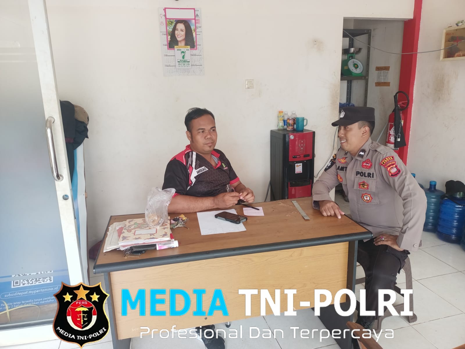 Polsek Menjalin Intensifkan Patroli Dialogis di Desa Sepahat