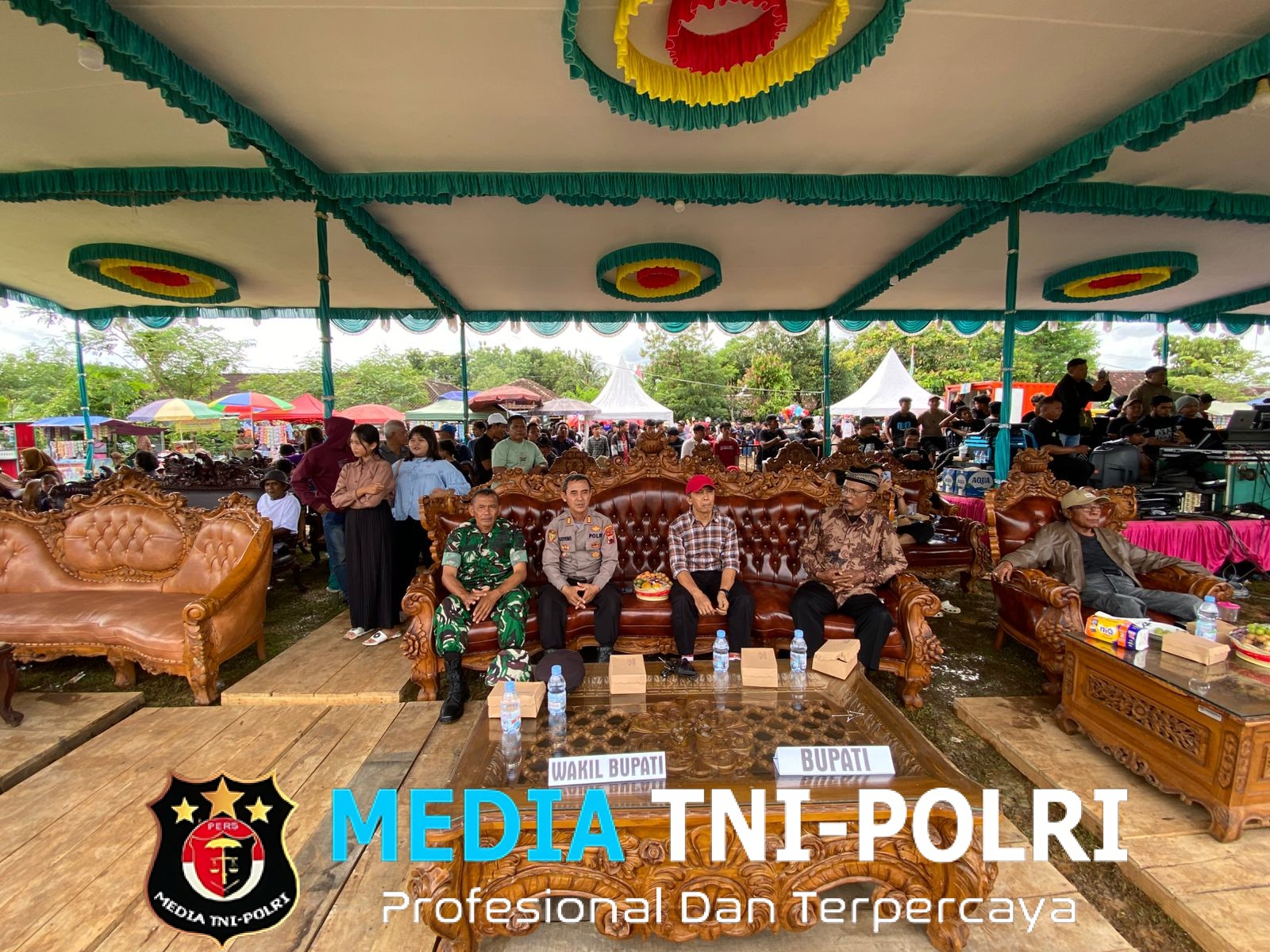 Polres Wonogiri Kawal Penggalangan Donasi Bencana Lewat Hiburan Reog dan Campursari di Ngadirojo