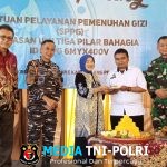 Danpuslatpur Mar-4 Purboyo Letkol Mar Deny Apnanto Putro Hadiri Peresmian Dapur SPPG Desa Putukrejo