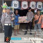 Laksanakan Patroli Siang, Samapta Polsek Menyuke Imbau Warga Ciptakan Situasi Yang Aman