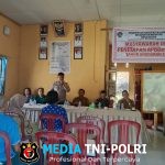 Bhabinkamtibmas Polsek Menyuke Hadiri Kegiatan Muyawarah Desa Bagak