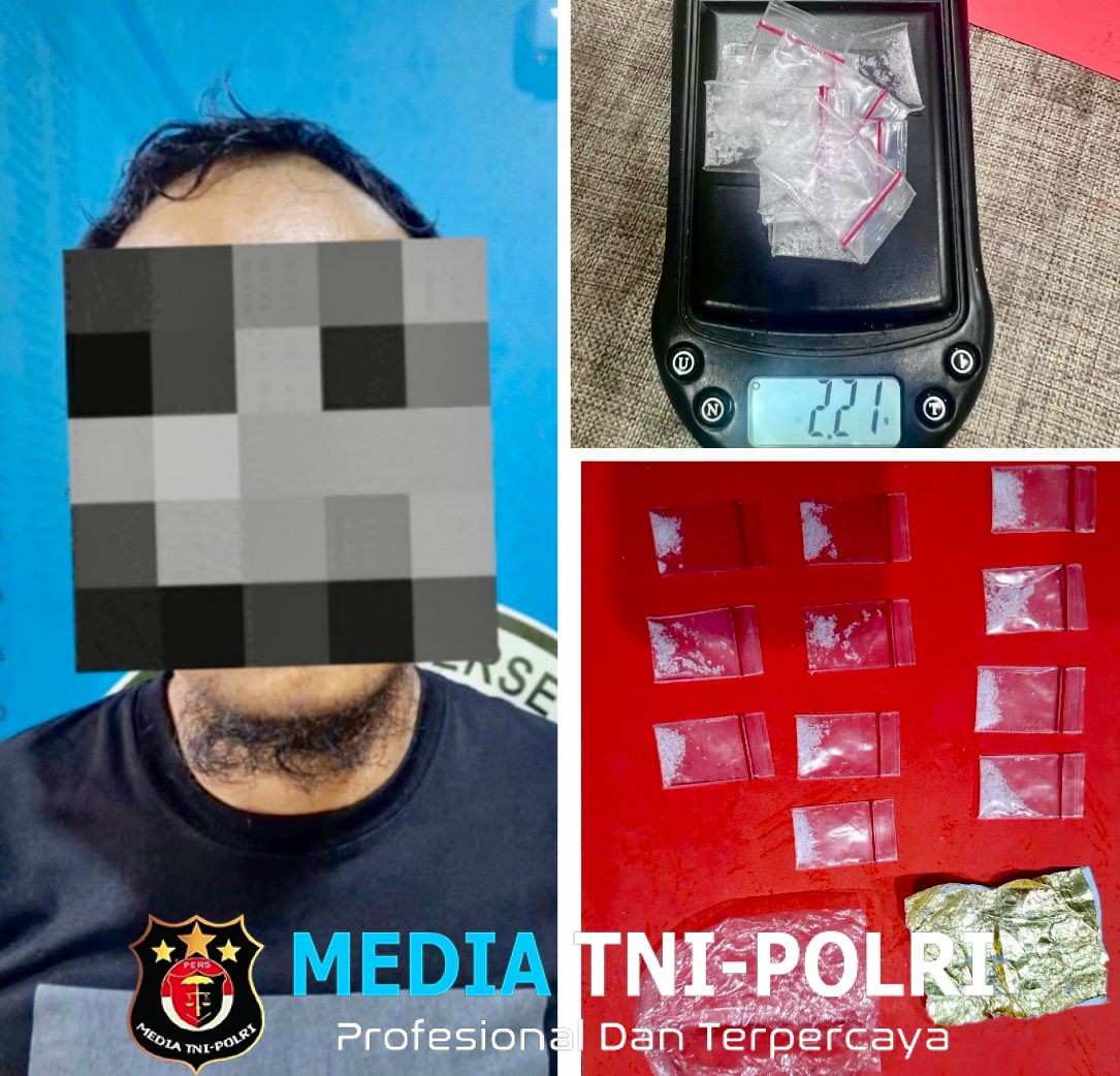 11 Paket Sabu Diamankan, Pria ini Ditangkap Satres Narkoba Polres Lampung Tengah