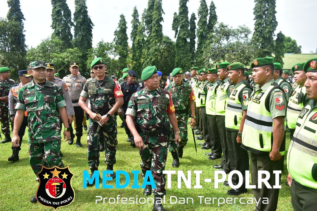 Dandim 0818/Malang-Batu Hadiri Apel Gelar Pasukan Pengamanan VVIP Kunjungan Presiden RI