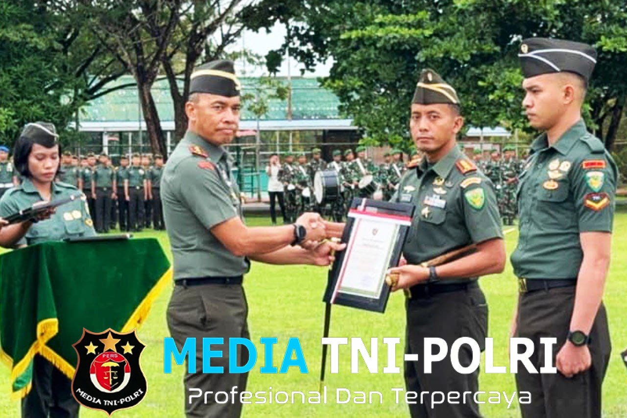 Dandim 1707/Merauke Terima Penghargaan Dari Pengdam XXIV/Mandala Trikora