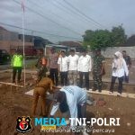 TNI Kawal Kebangkitan Ekonomi Desa, Danramil Sawit Pimpin Peletakan Batu Pertama KDMP Karangduren