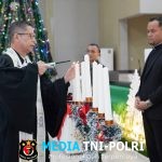 Kodam I/BB Menggelar Ibadah Natal Prajurit dan PNS serta Perayaan Natal Terpusat Bersama Kasad Tahun 2025 Secara Vicon di Kupang