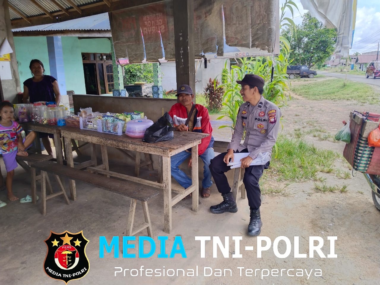 Patroli Siang, Polsek Menjalin Jaga Kondusivitas Kamtibmas di Wilayah Hukum Menjalin