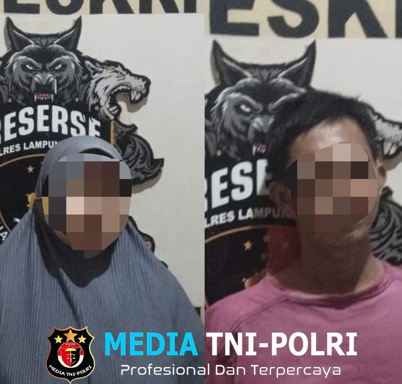 Tim Tekab 308 Polres Lampung Utara Ungkap Kasus Curat, Dua Pelaku Diamankan