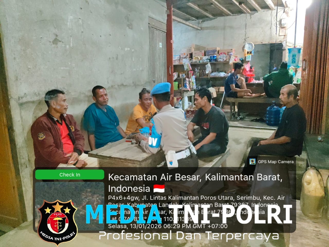 Ngobrol Santai, Pesan Serius Polisi Ajak Warga Waspada Premanisme