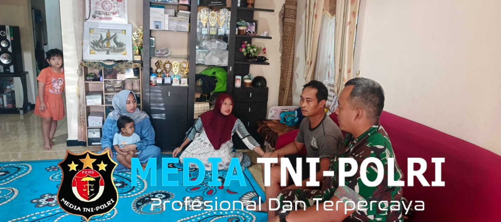 Wujud Kepedulian, Komandan Kodim 1015/Sampit Jenguk Anggota Yang Sakit