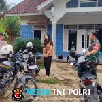 Patroli Aparat Gabungan Sambangi Posko KKN Itera di Adiluwih